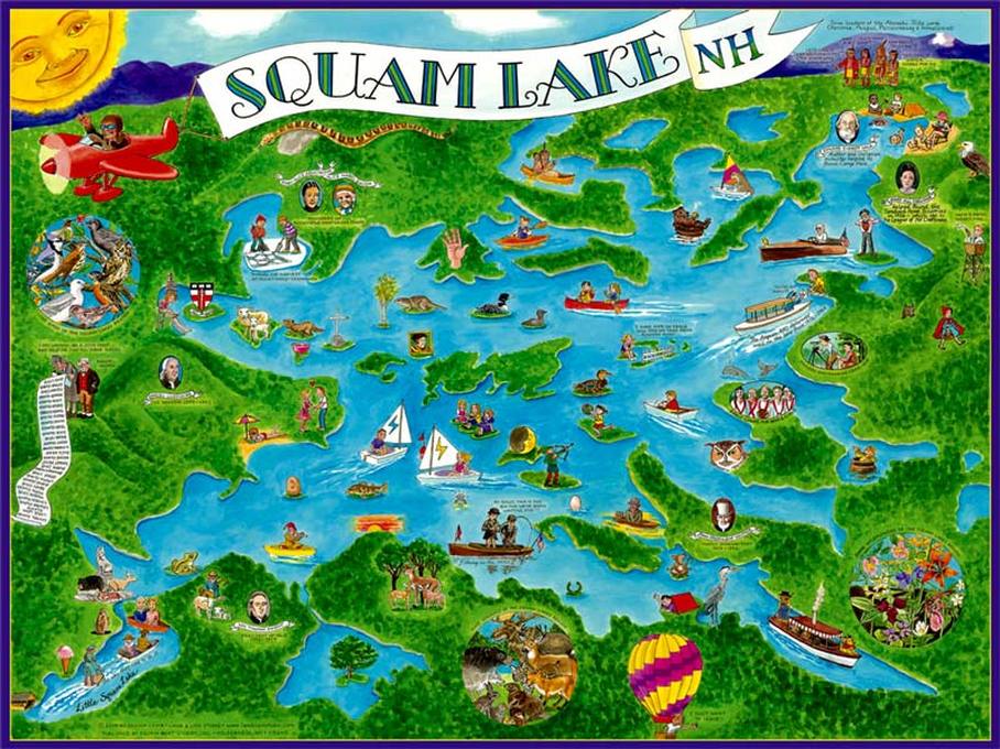 Squam Lake poster