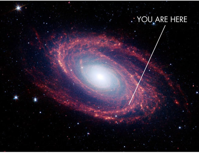 You are here galaxy